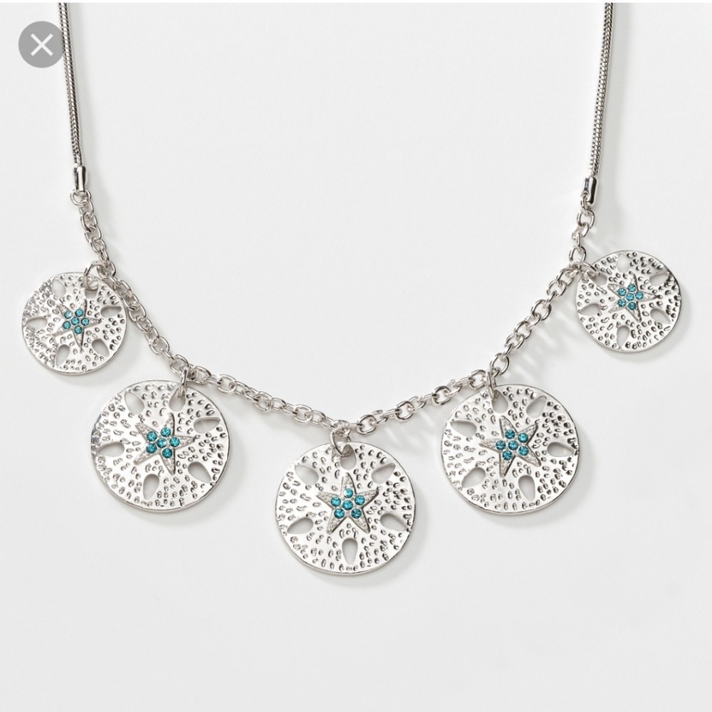 Touchstone Sand Dollar Medallion necklace